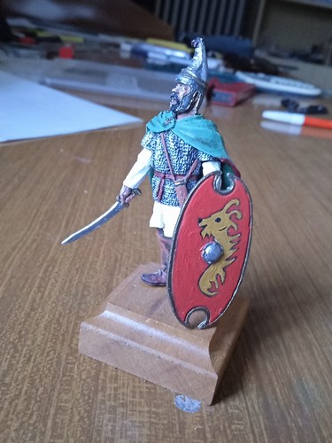 Guerriero barbaro dipinto - guerriero,